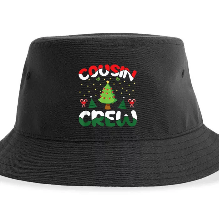 Cousin Crew Christmas Matching Xmas Santa Team Family Sustainable Bucket Hat