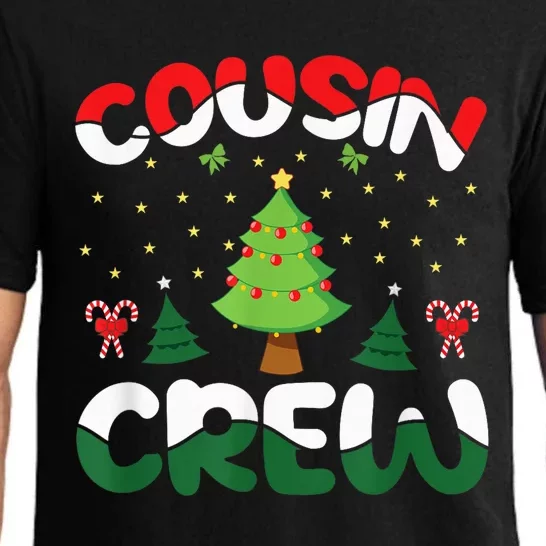 Cousin Crew Christmas Matching Xmas Santa Team Family Pajama Set