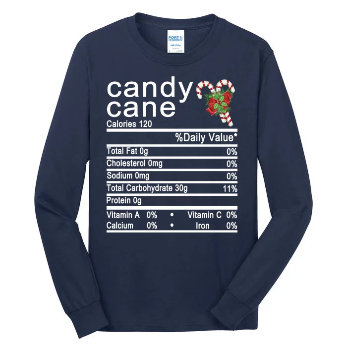 Candy Cane Tall Long Sleeve T-Shirt