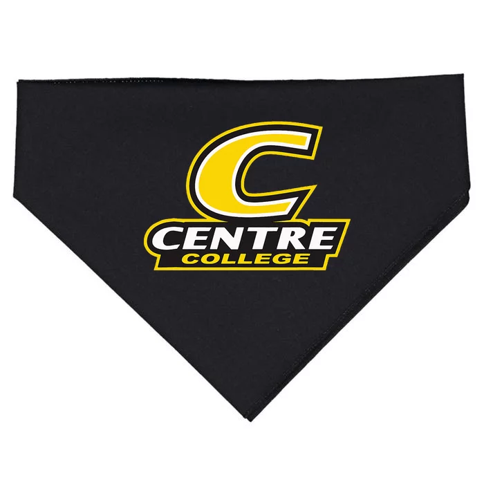 Centre College Colonels Stacked C USA-Made Doggie Bandana