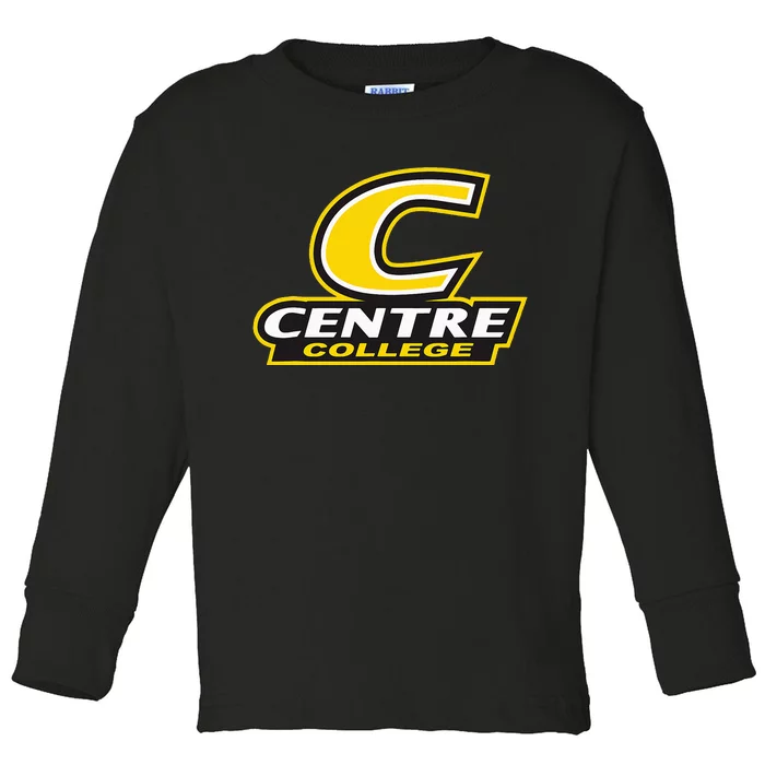 Centre College Colonels Stacked C Toddler Long Sleeve Shirt