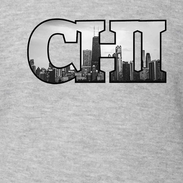 Chi Chicago City Skyline Of Downtown Chicago Illinois Toddler Sweatshirt