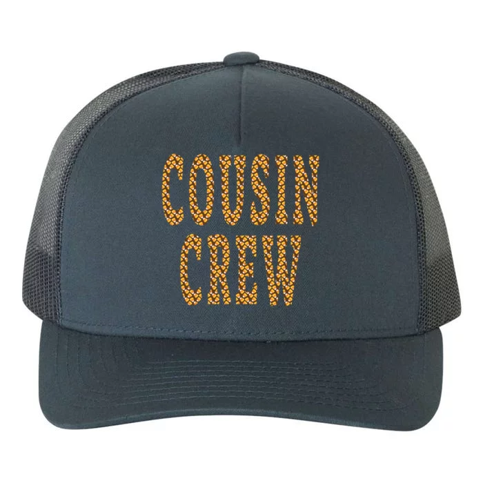 Cousin Crew Candy Corn Halloween And Thanksgiving Gift Yupoong Adult 5-Panel Trucker Hat