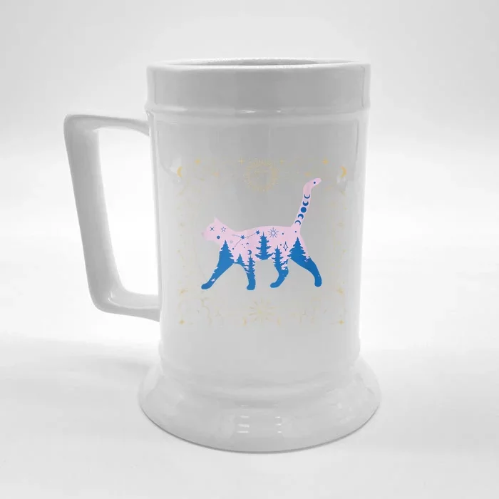 Cosmic Cat Front & Back Beer Stein