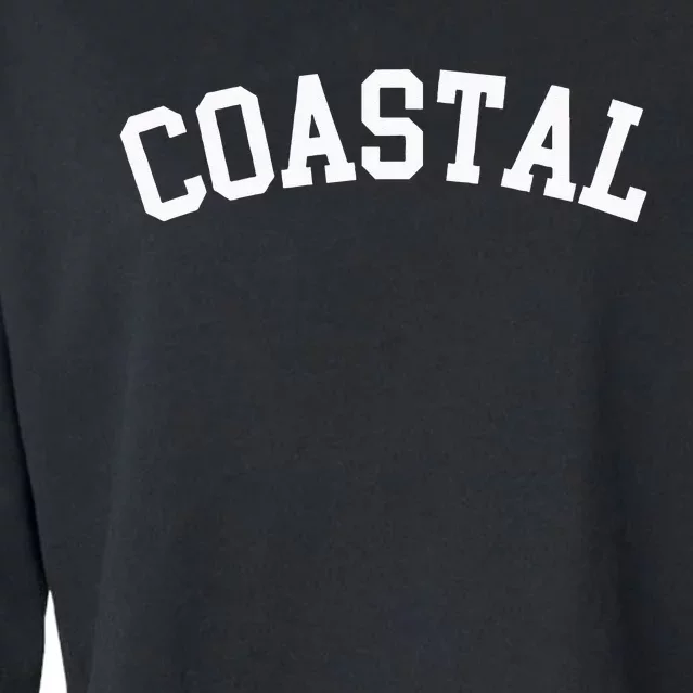 Coastal Carolina Cropped Pullover Crew