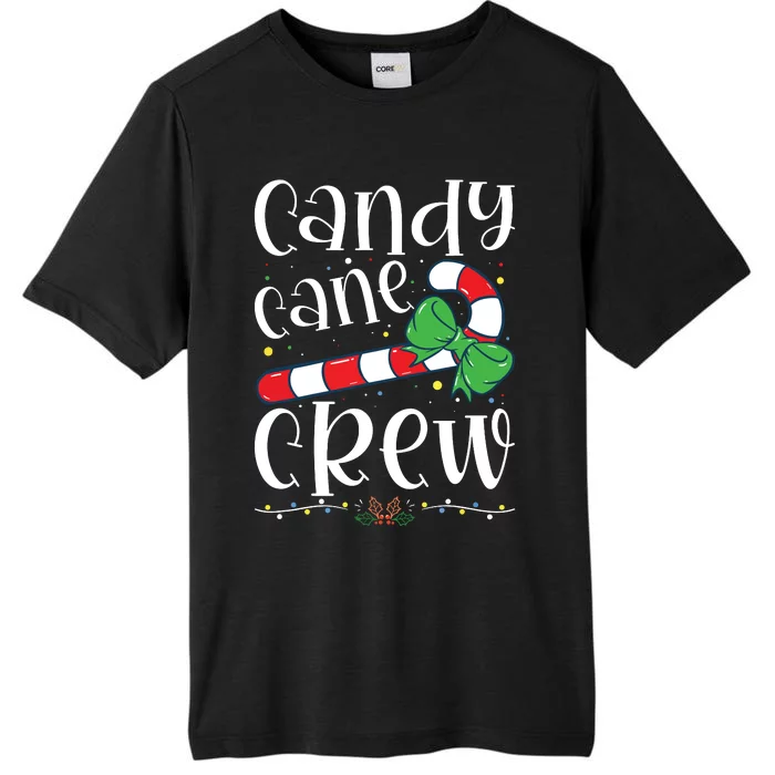 Candy Cane Crew Funny Christmas Candy Lover Xmas ChromaSoft Performance T-Shirt