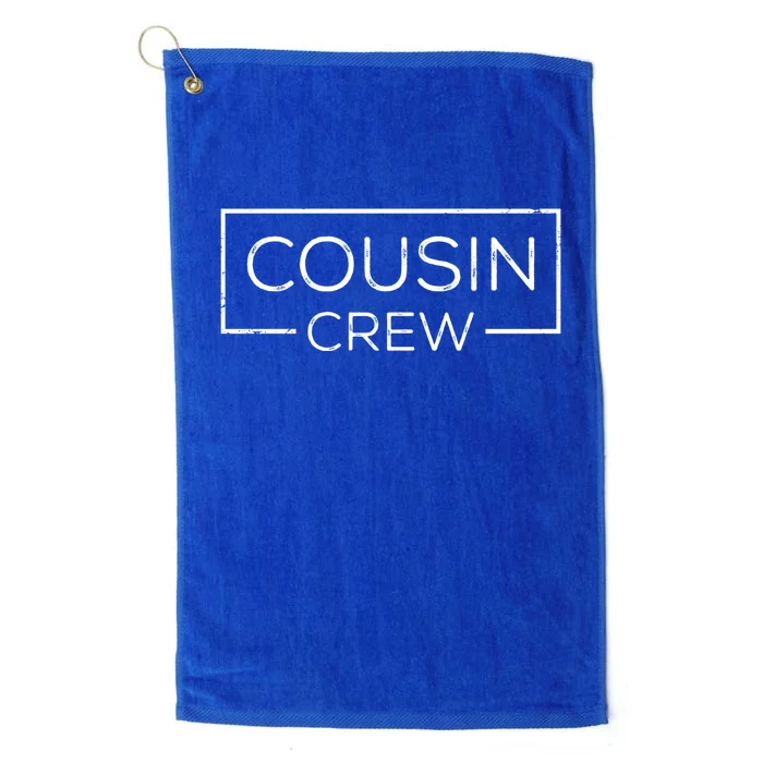 Cousin Crew Cousin Squad Gift Platinum Collection Golf Towel