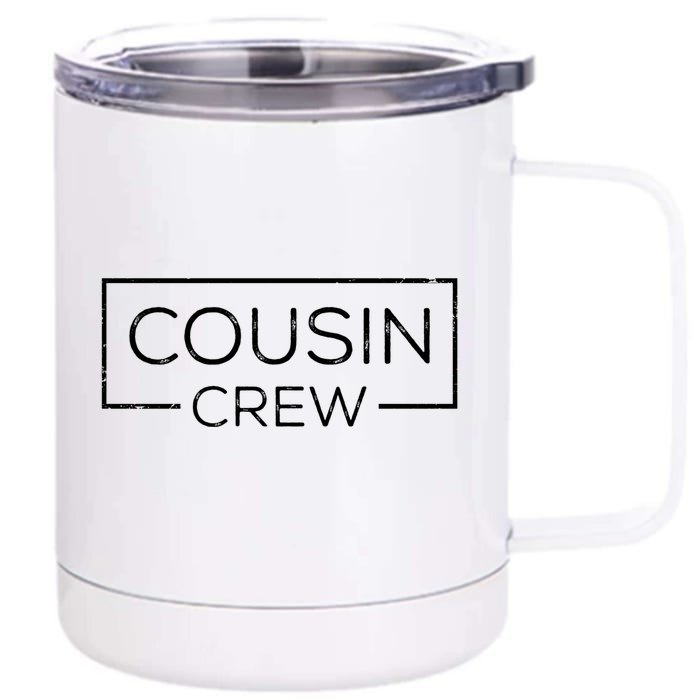 Cousin Crew Cousin Squad Gift Front & Back 12oz Stainless Steel Tumbler Cup