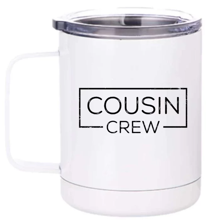 Cousin Crew Cousin Squad Gift Front & Back 12oz Stainless Steel Tumbler Cup