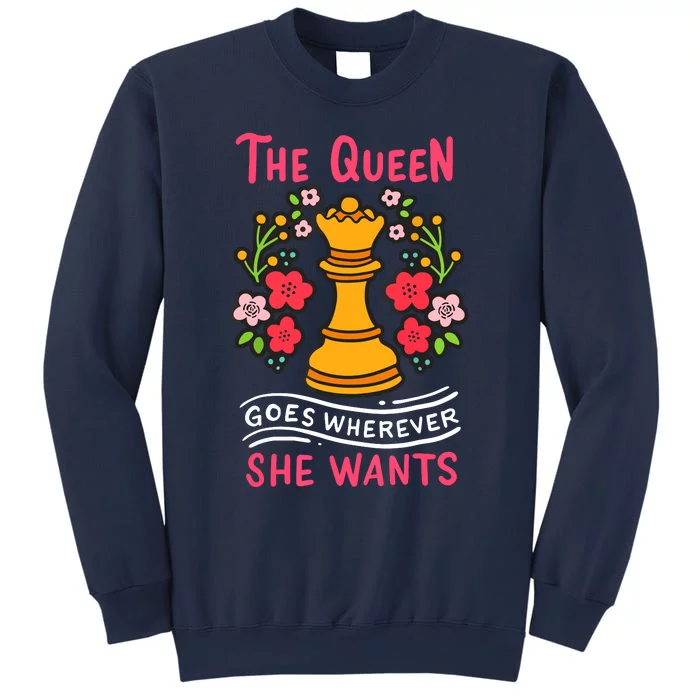 Chess Chessmen Chessboxing Queen Chess Player Gift Sweatshirt