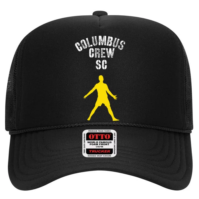 Columbus Crew High Crown Mesh Trucker Hat