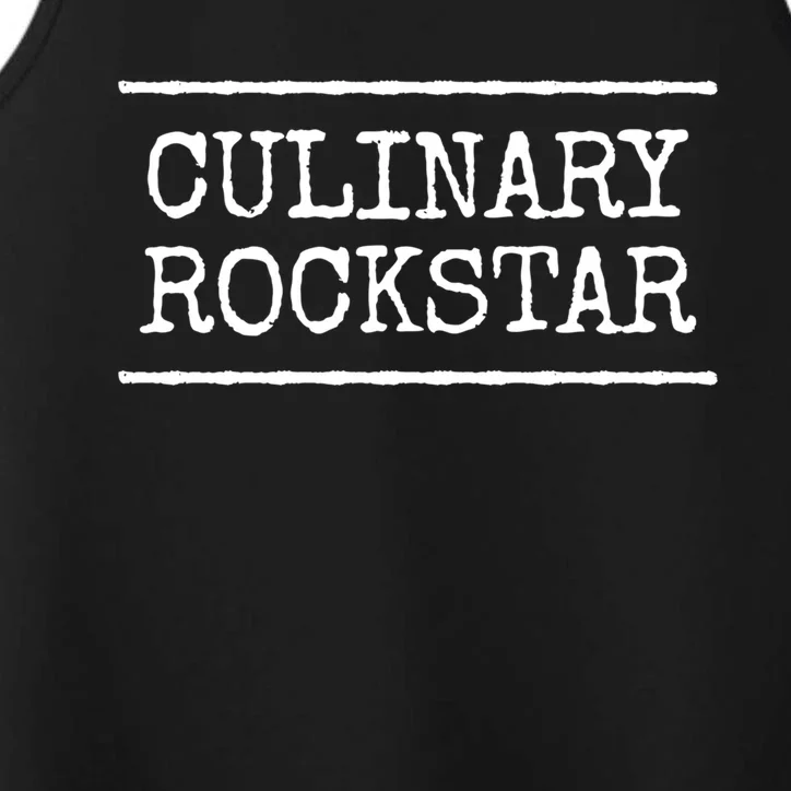 Culinary Chef Cook Cooking Gift Performance Tank