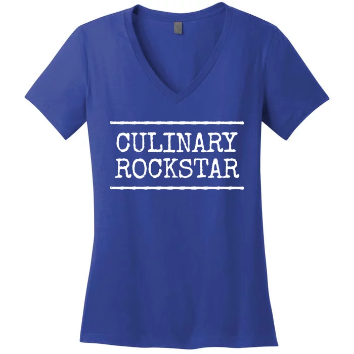 Culinary Chef Cook Cooking Gift Women's V-Neck T-Shirt