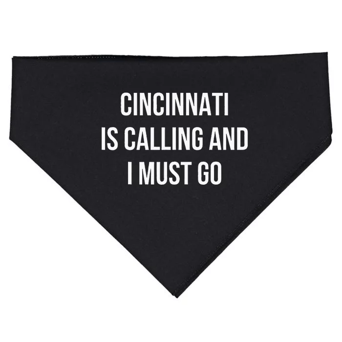 Cincinnati City USA-Made Doggie Bandana