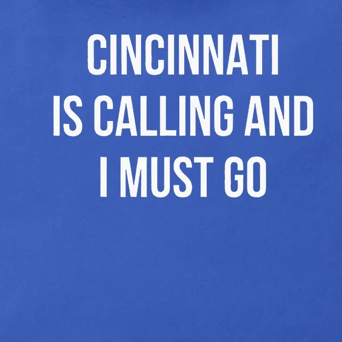 Cincinnati City Zip Tote Bag