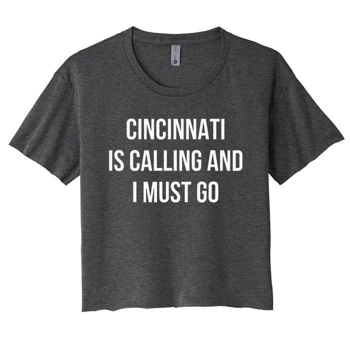 Cincinnati City Women's Crop Top Tee