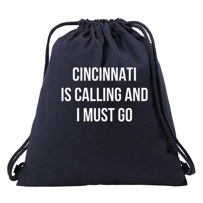 Cincinnati City Drawstring Bag