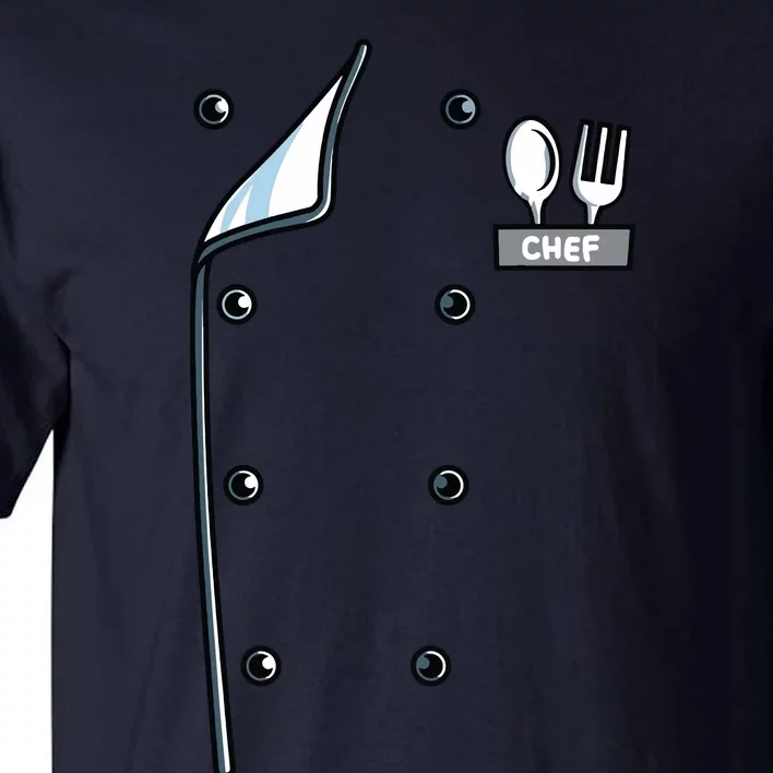 Chef Costume Coat Uniform Funny Cook Jacket For Cooking Tall T-Shirt