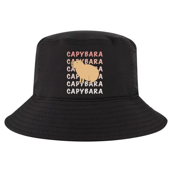 Capybara Capybara Capybara Funny Cute Meme Cool Comfort Performance Bucket Hat