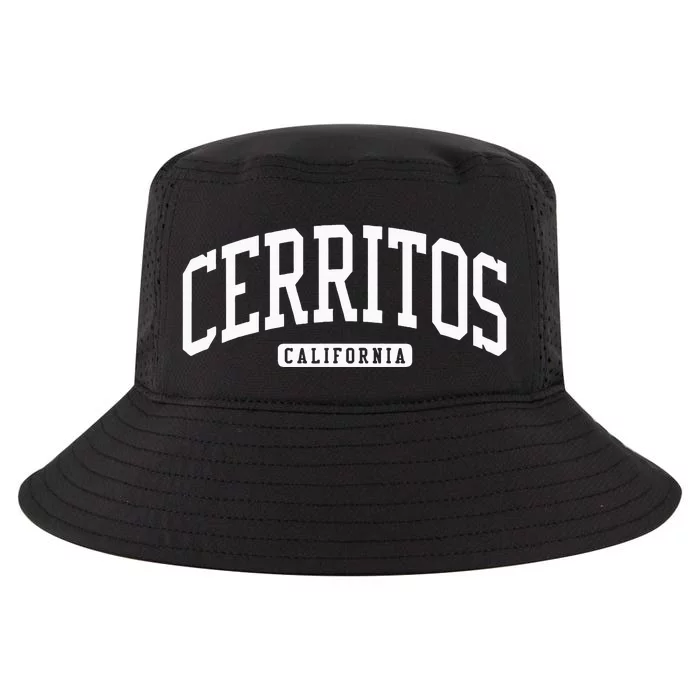 Cerritos California Ca College University Style Cool Comfort Performance Bucket Hat