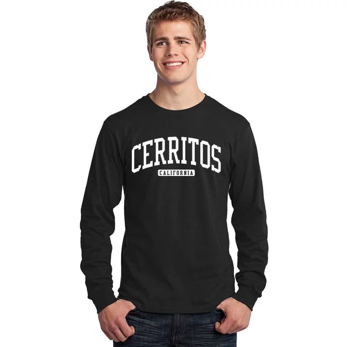 Cerritos California Ca College University Style Tall Long Sleeve T-Shirt