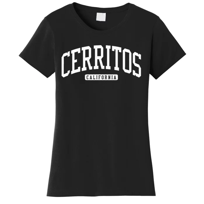 Cerritos California Ca College University Style Women's T-Shirt