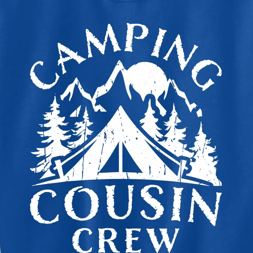 Camping Cousins Crew Family Reunion Road Trip Matching Great Gift Kids Sweatshirt