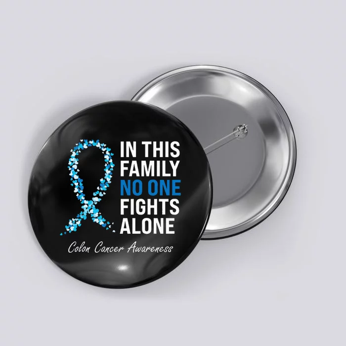 Colorectal Cancer Colon Cancer Blue Ribbon Button