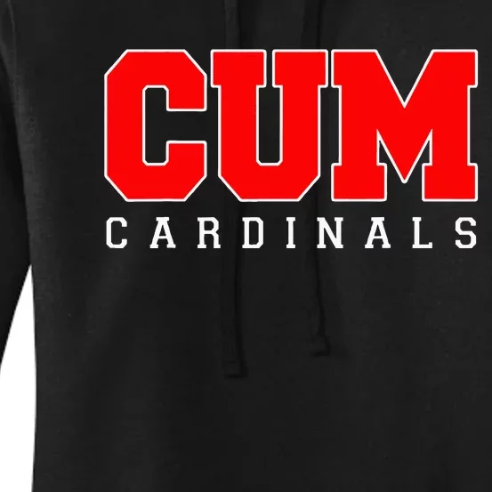 Cum C.A.R.D.I.N.A.L.S Christian University Michigan Women's Pullover Hoodie