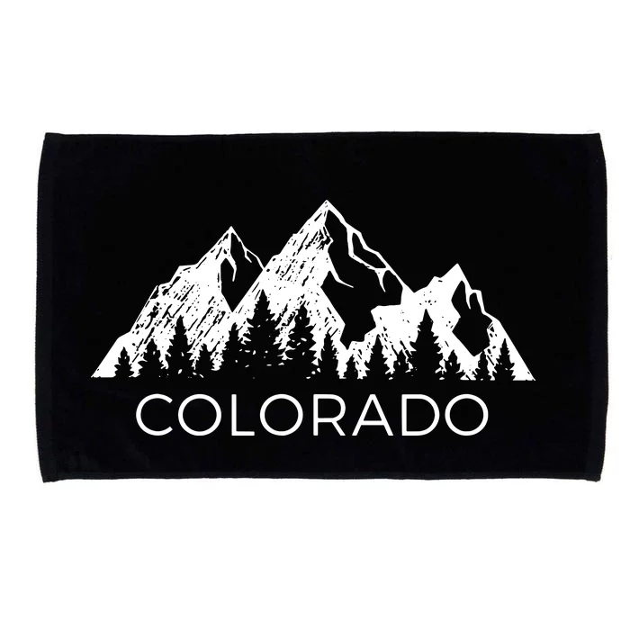 Colorado Cool Colorado Rocky Mountains Microfiber Hand Towel