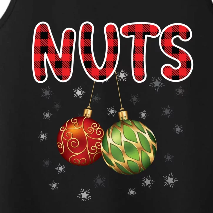 Christmas Couples Chestnuts Chest Nuts Funny Matching Xmas Funny Gift Performance Tank