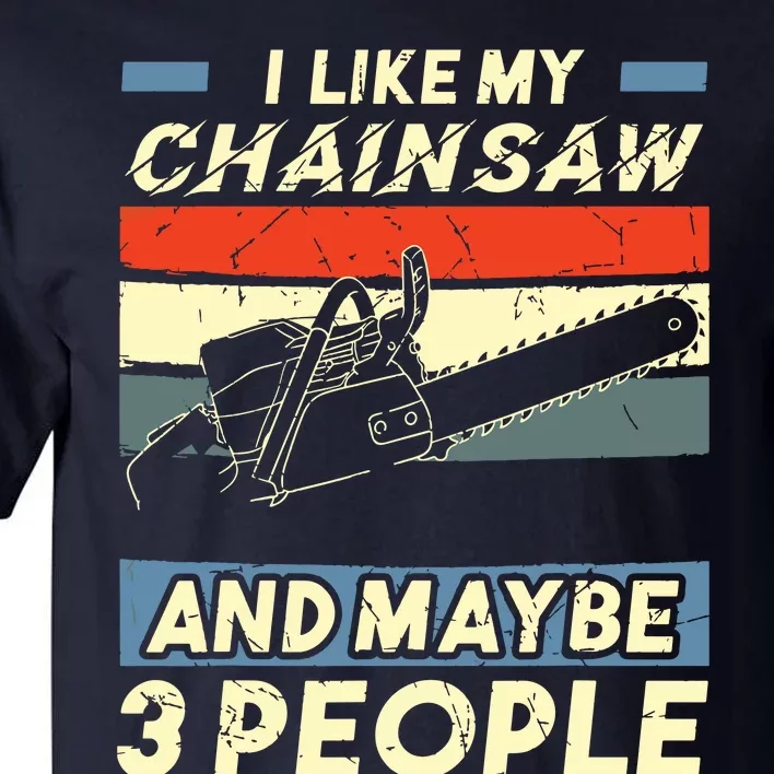 Chainsaw Carving Carpentry Joiner Cabinet Woodworking Tall T-Shirt