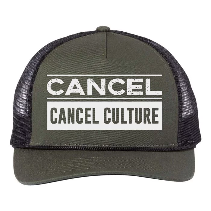 Cancel Cancel Cullture Retro Rope Trucker Hat Cap