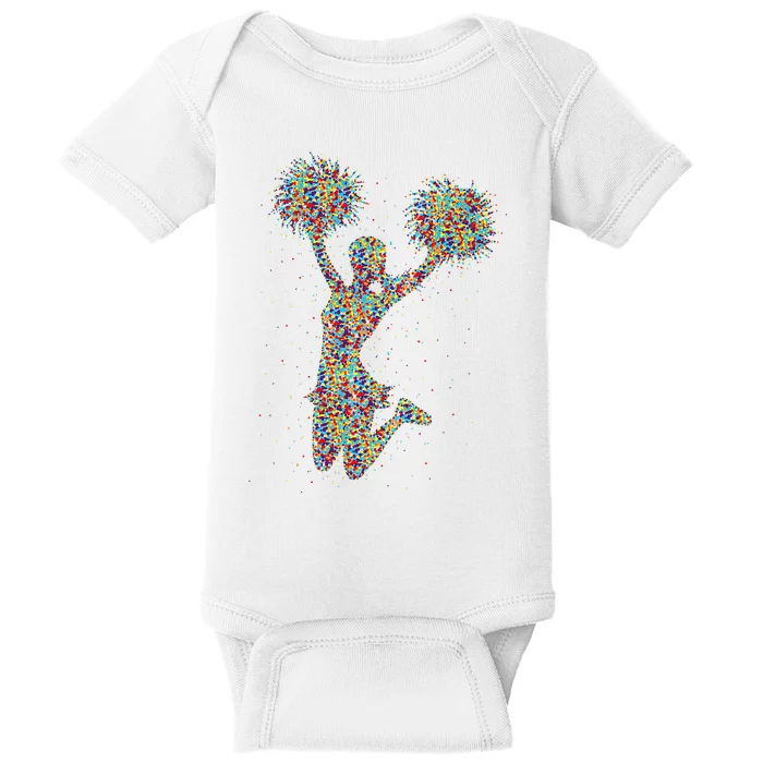 Cheer Cheerleading Cheerleader  Squad Team Baby Bodysuit