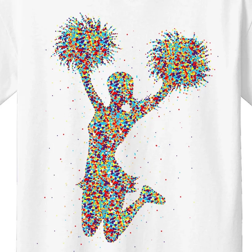 Cheer Cheerleading Cheerleader  Squad Team Kids T-Shirt