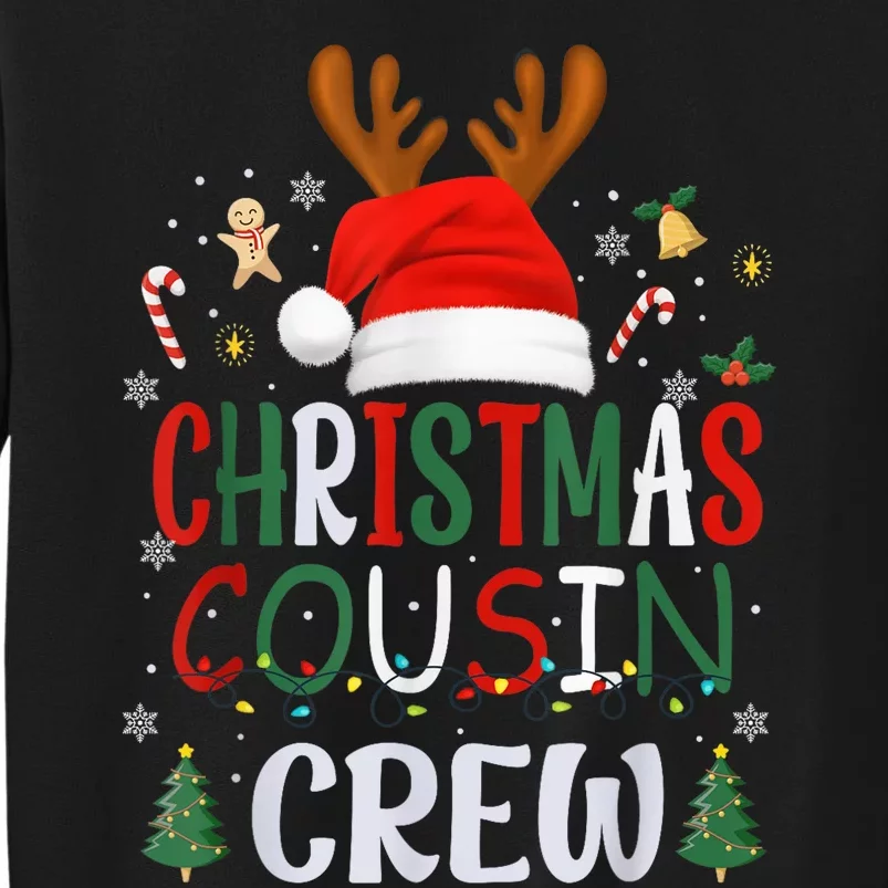 Cousin Crew Christmas Santa Squad Reindeer Party Sweatshirt