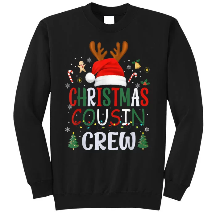 Cousin Crew Christmas Santa Squad Reindeer Party Sweatshirt