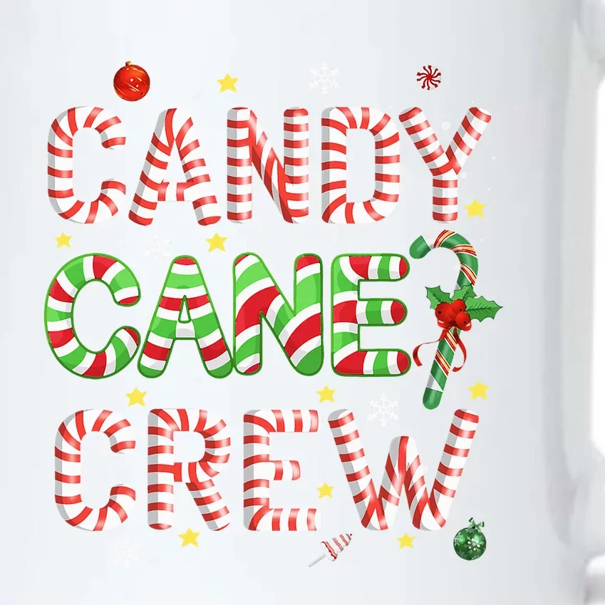 Candy Cane Crew Funny Christmas Candy Lover Xmas Pajamas Black Color Changing Mug