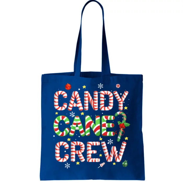 Candy Cane Crew Funny Christmas Candy Lover Xmas Pajamas Tote Bag