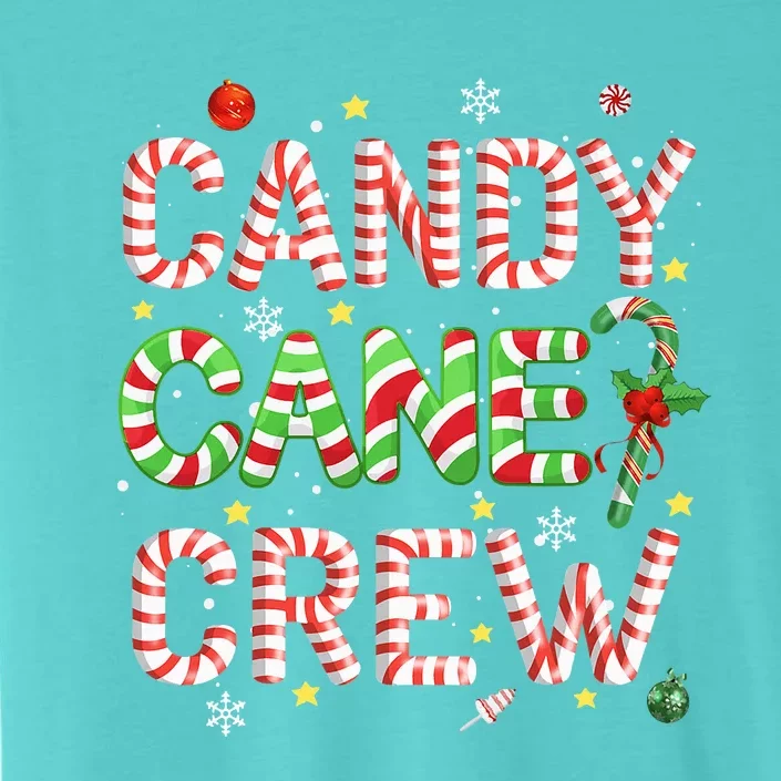 Candy Cane Crew Funny Christmas Candy Lover Xmas Pajamas ChromaSoft Performance T-Shirt