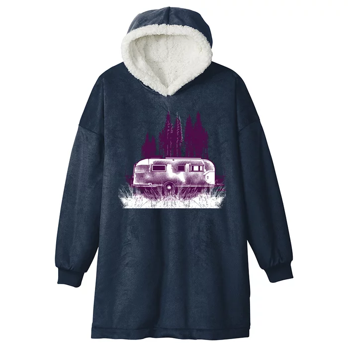 Camp Caravan Hooded Wearable Blanket