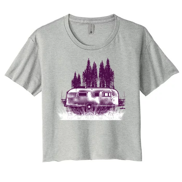 Camp Caravan Women's Crop Top Tee