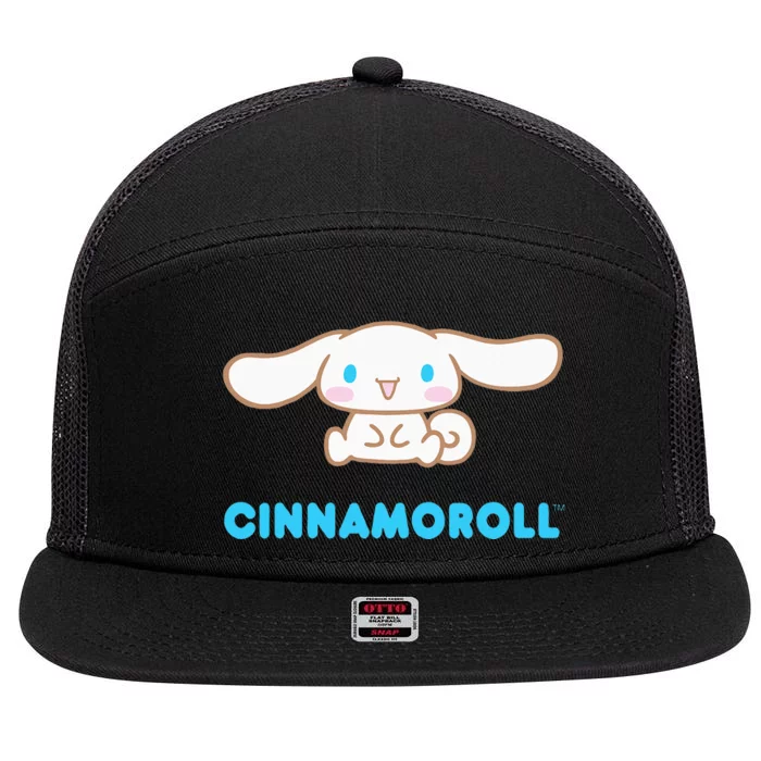 Cinnamorol.L Character 7 Panel Mesh Trucker Snapback Hat