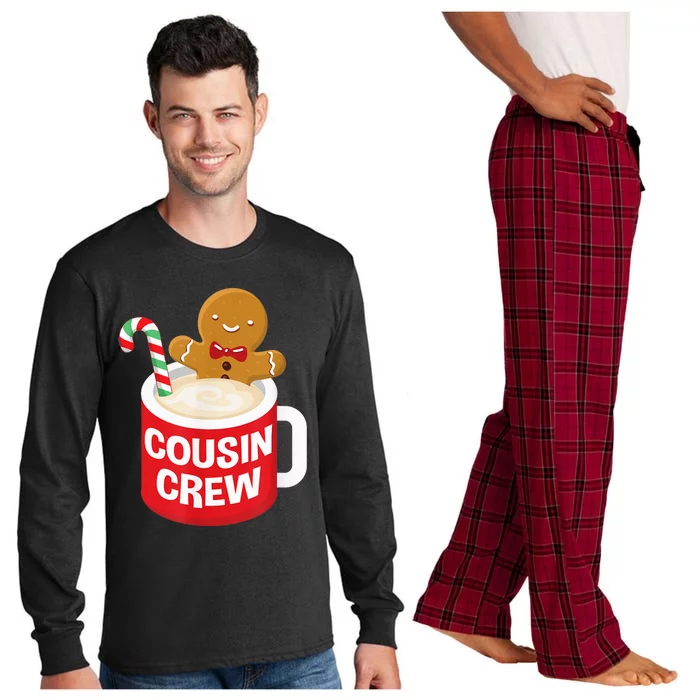 Cousin Crew Christmas PJs Shirt Gingerbread Man Long Sleeve Pajama Set