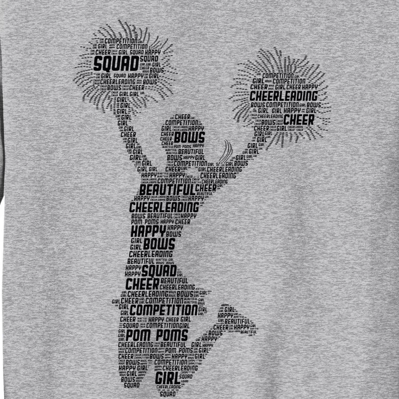 Cheerleading Cheerleader Cheer Squad Team Tall Sweatshirt