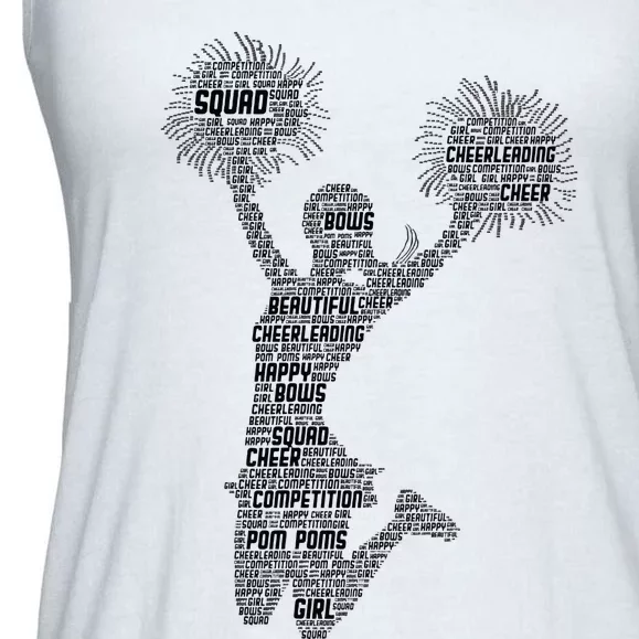 Cheerleading Cheerleader Cheer Squad Team Ladies Essential Flowy Tank