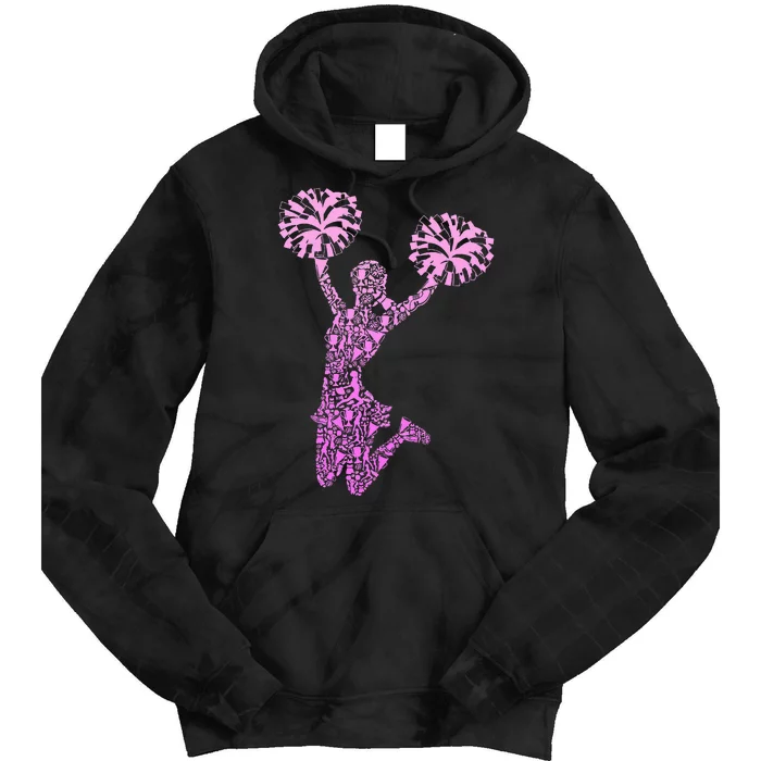 Cheerleading Cheerleader Cheer Girl Team Squad Tie Dye Hoodie