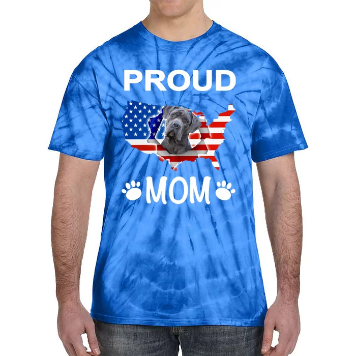 Cane Corso Cane Corso Dog Cane Corso Proud Patriot Mom Gift Tie-Dye T-Shirt