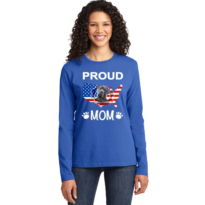 Cane Corso Cane Corso Dog Cane Corso Proud Patriot Mom Gift Ladies Long Sleeve Shirt