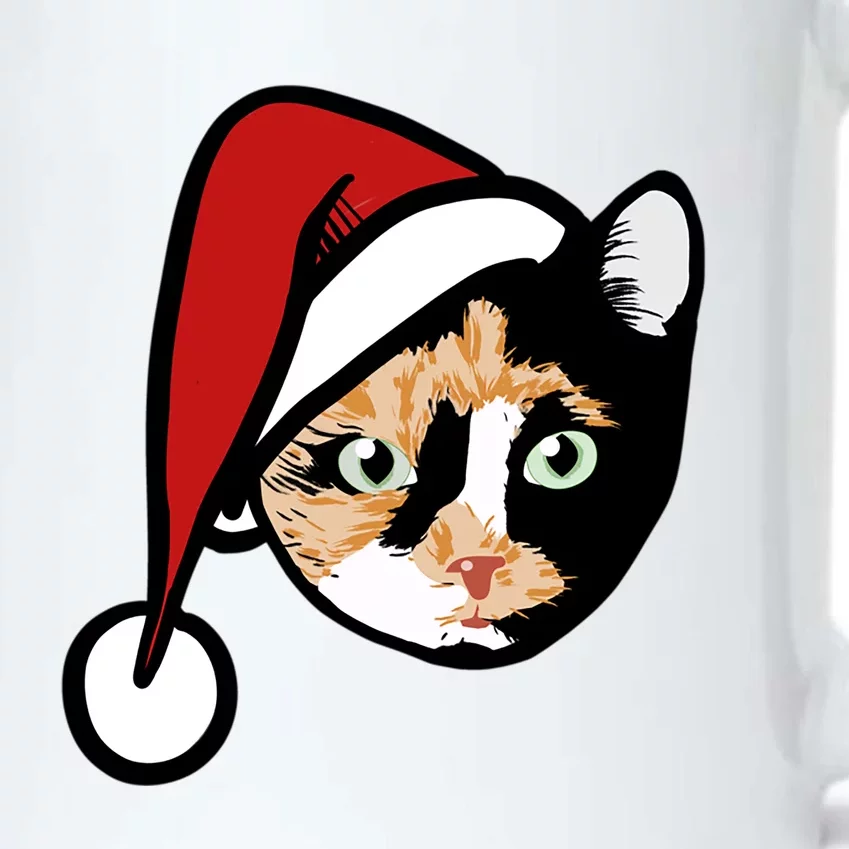 Calico Cat Christmas Gift Black Color Changing Mug